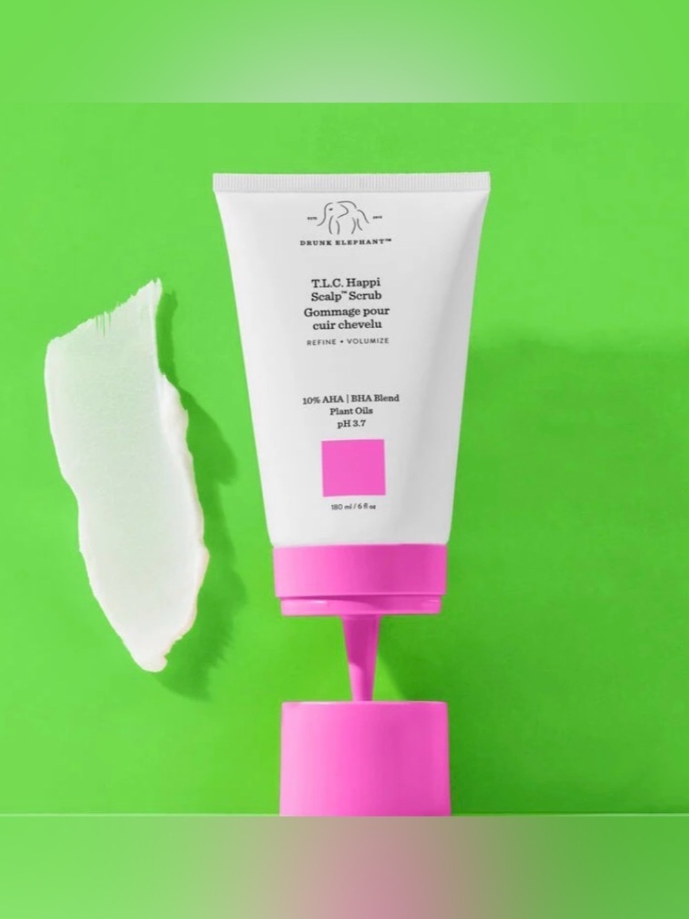 NEW Drunk Elephant Happi Scalp Scrub AHA BHA Scalp Exfoliator Detox Treatment